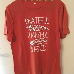 Thankful grateful blessed T-shirt